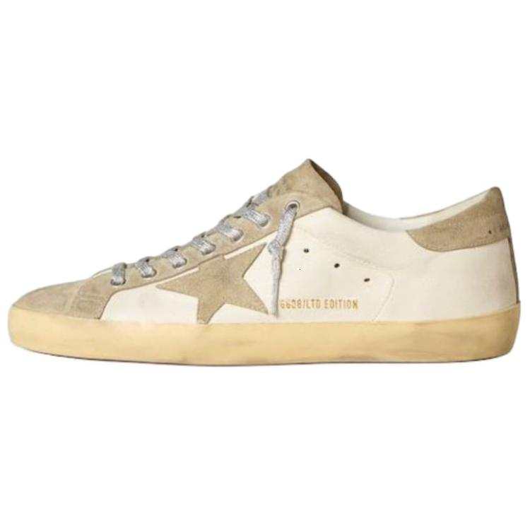 Golden Goose Super Star Leather Skateboard Shoes Women's White Gray