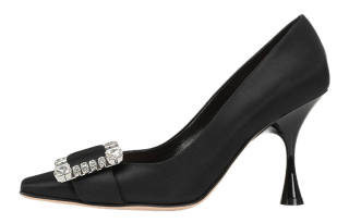 SERGIO ROSSI Sr Twenty Crystal-buckled Pumps