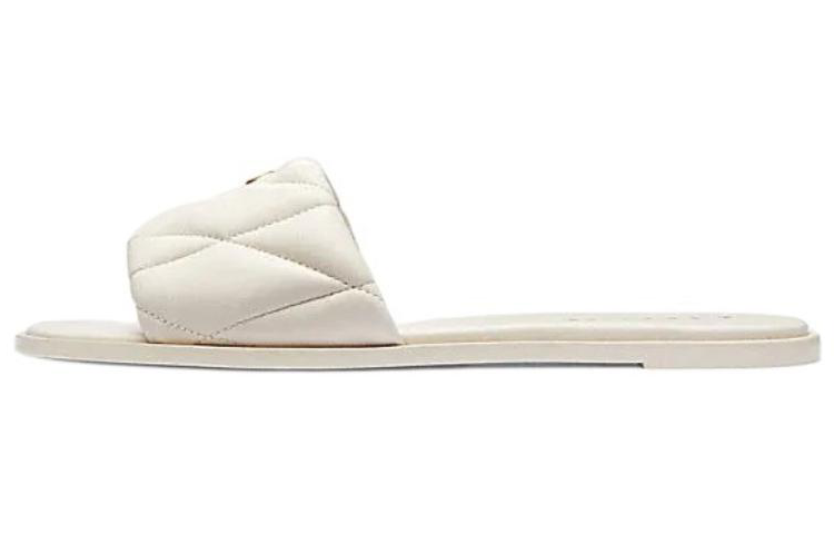 COACH COACH Logo-plaque Leather Slides