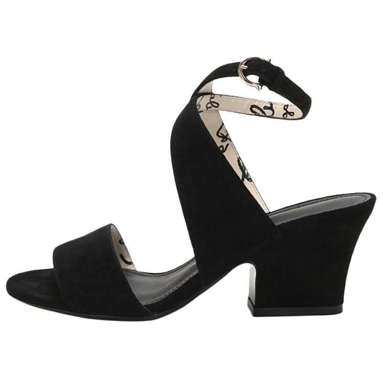 FERRAGAMO Sheena Collection One Strap Sandals 7cm Women's Black