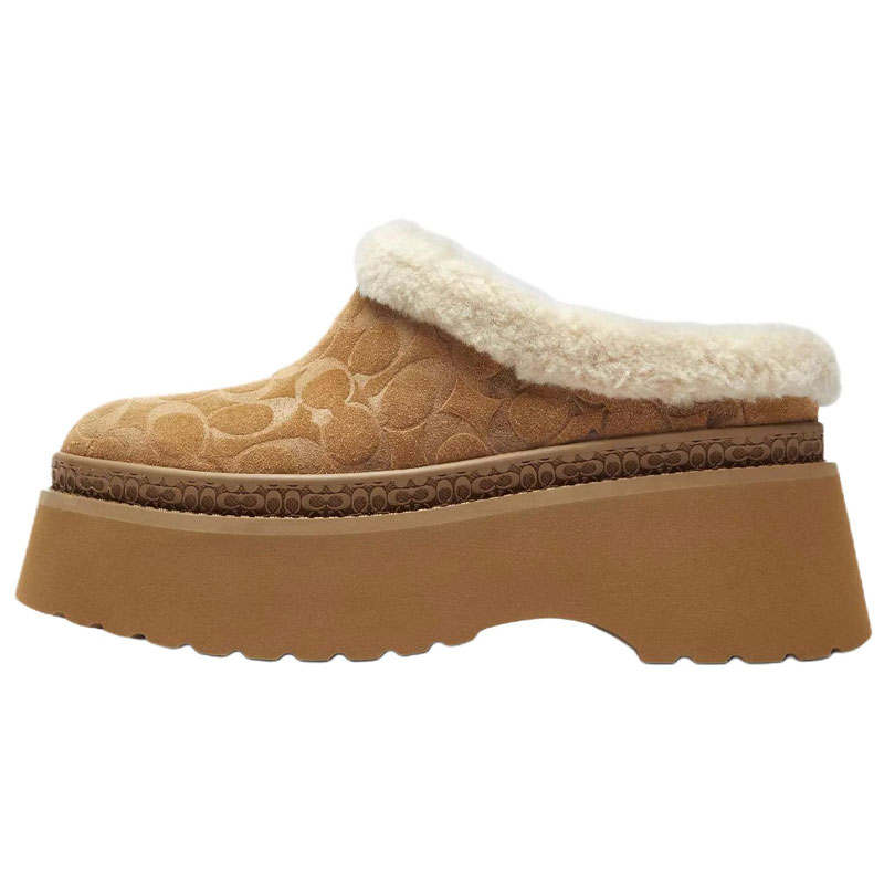 COACH COACH Closed Toe Slippers Women's Brown