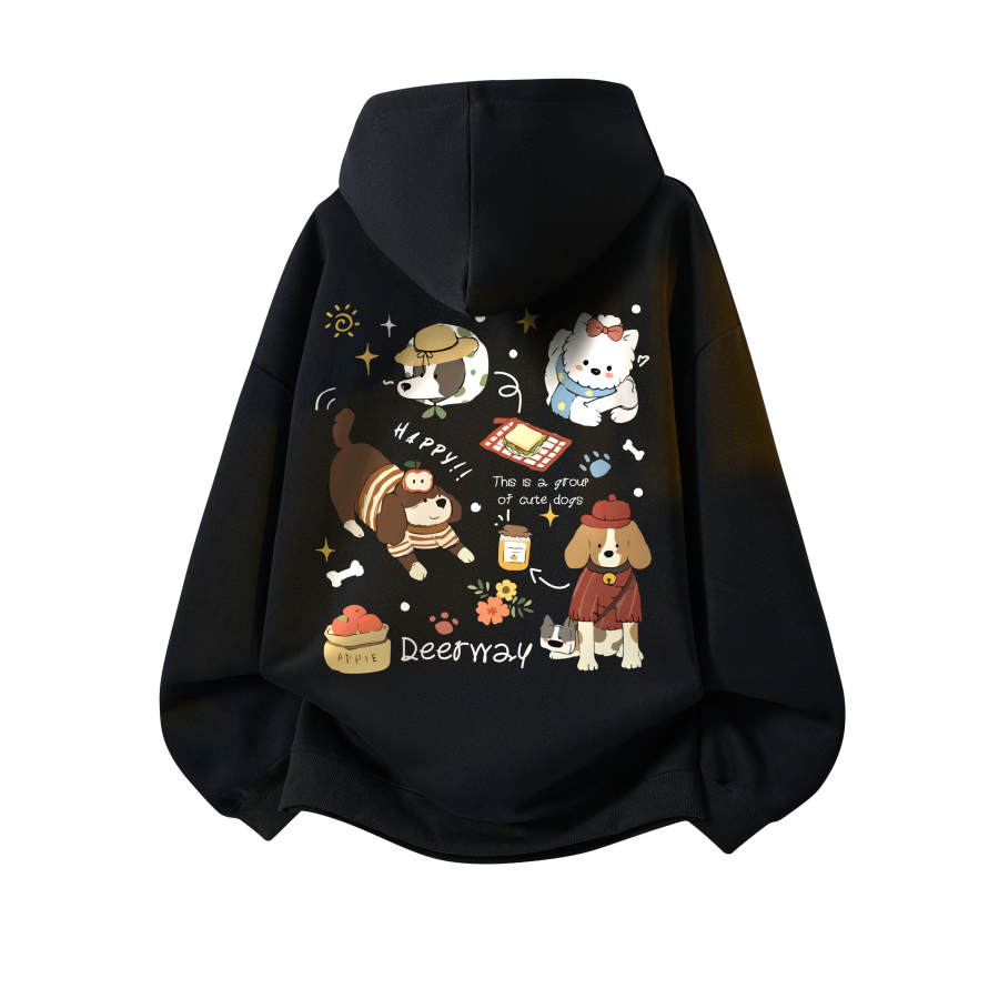 DEERWAY DEERWAY Sweatshirts Unisex Hooded Moderate Regular