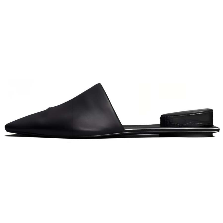 TORY BURCH TORY BURCH Rubber Sole Closed Toe Slippers Women's Black