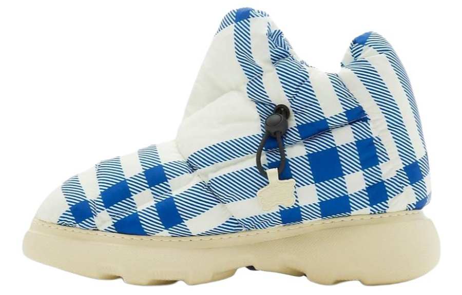 Burberry Burberry Checked Drawstring Padded Boots