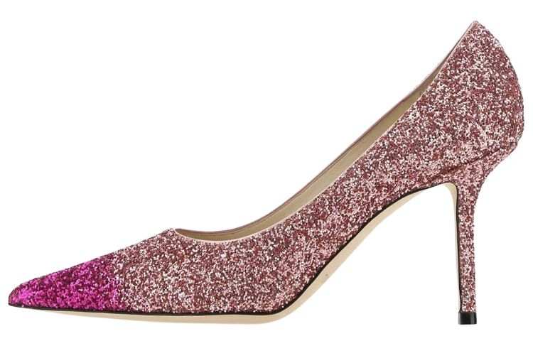 Jimmy Choo LOVE Slim Heel High Heels 8.5cm Women's Pink