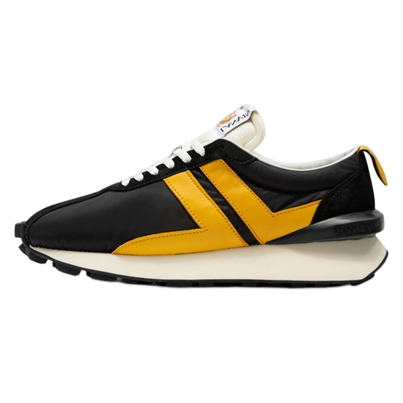 Lanvin Bumpr Low top Casual Shoes Men's Yellow Black
