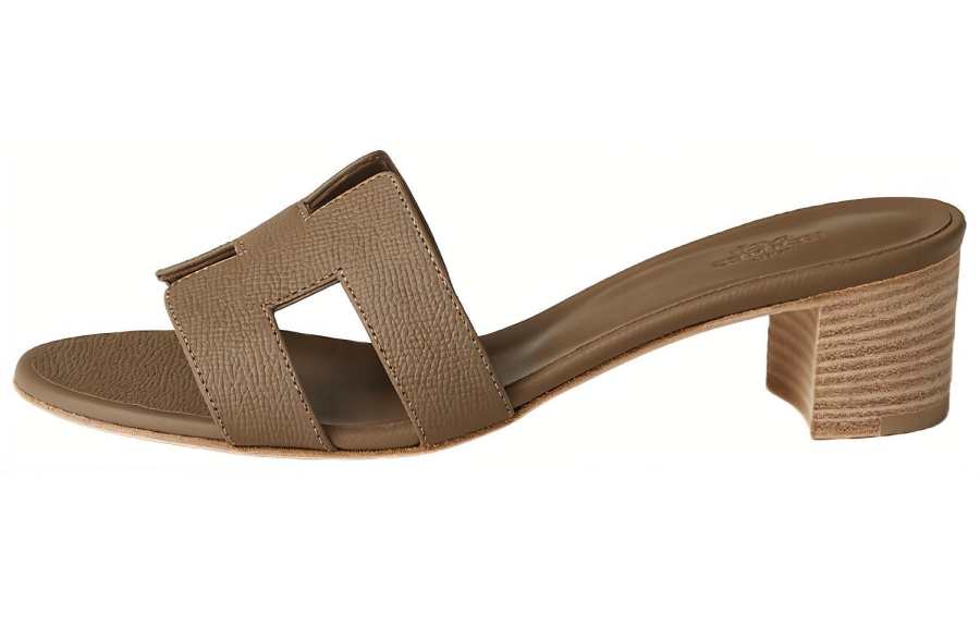 HERMES HERMES Oasis Stylish Sandal Women's Tan