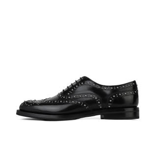 CHURCH'S Top Grain Cow Leather Casual Shoes Women's Black