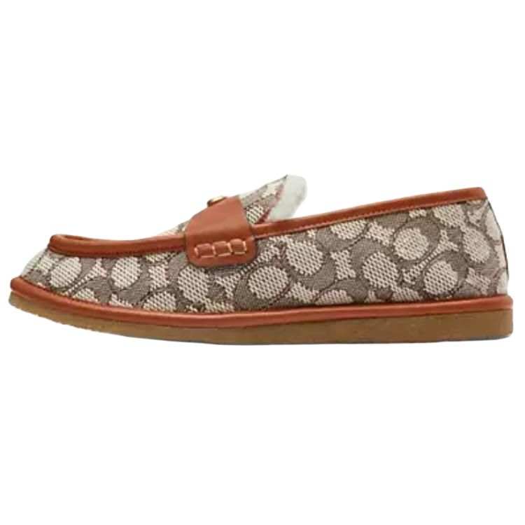 COACH COACH Forest Leather Loafers Women's Brown