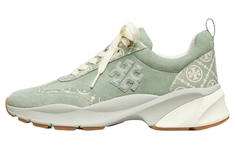 TORY BURCH Good Luck Athletic Shoes Low top Casual Shoes Women's Light Green