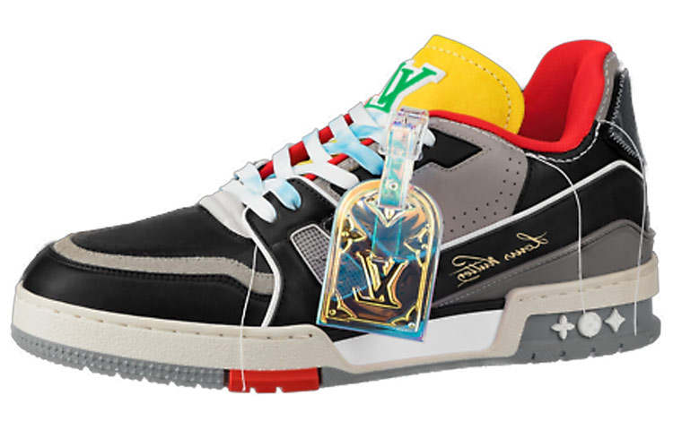 LOUIS VUITTON LOUIS VUITTON Lv Trainers 'Red Multi color'