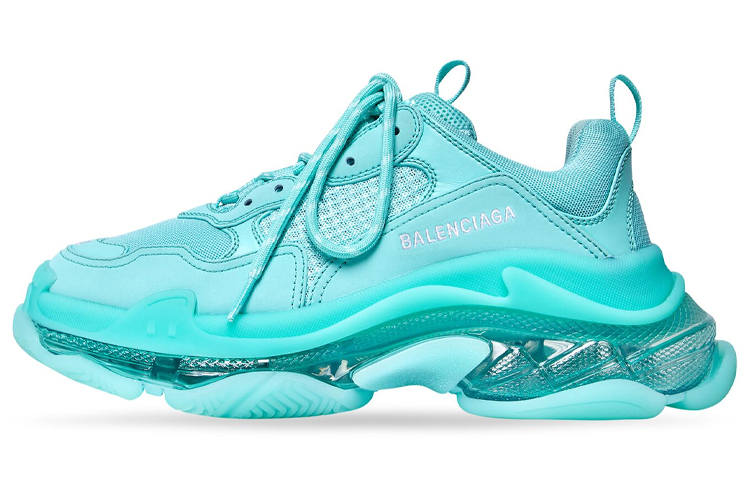 Balenciaga Triple S Sneakers 'Clear Sole Turquoise'
