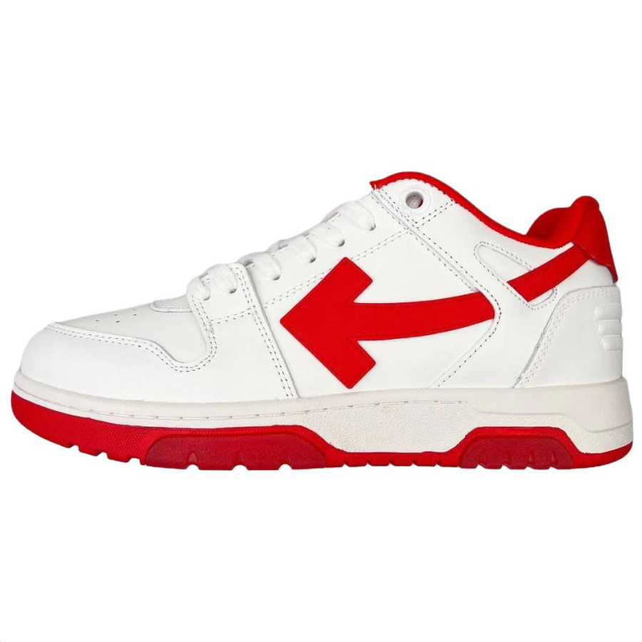 OFF-WHITE OFF WHITE Out Of Office Low Top Sneaker 'White Red'