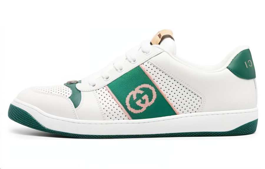 GUCCI Gucci Screener 'Interlocking G - White Green'