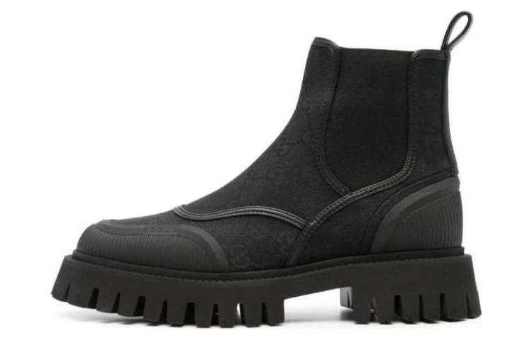 GUCCI GUCCI GG Canvas Ankle Boots