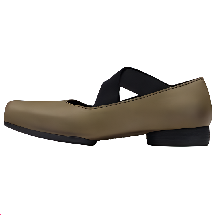 UMA WANG Cow Leather Casual Shoes Women's Olive Green
