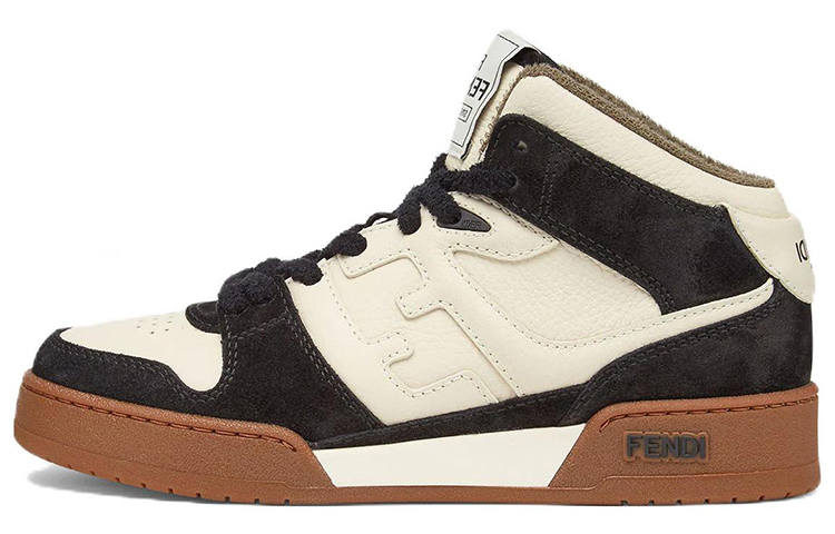 FENDI Match High Top 'Black White Cream' Women's