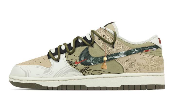 Nike Nike Dunk Immediate Success Low top Skateboard Shoes Men's Beige Umber