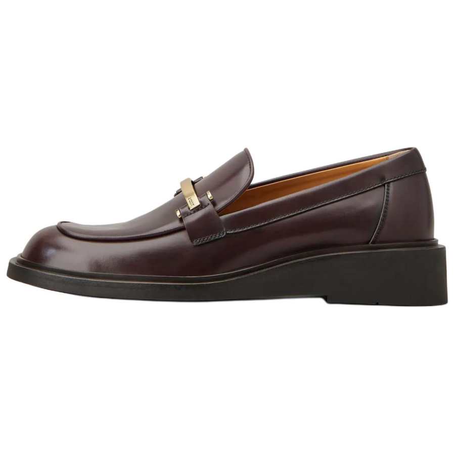 TOD'S Calfskin Loafers Women's Brown