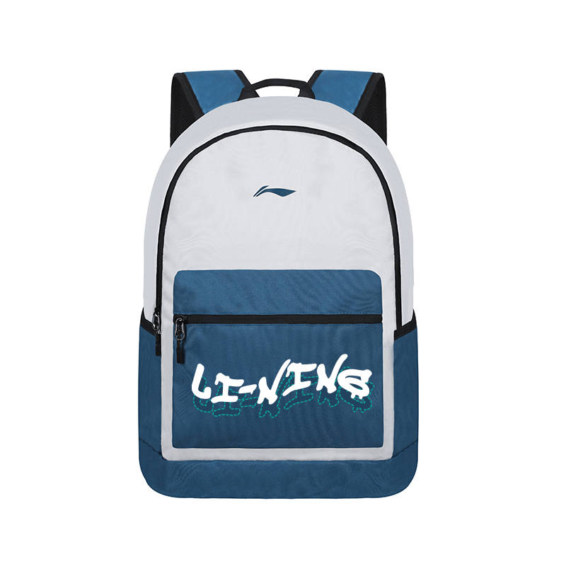 Li-Ning Li Ning Polyester Backpack Unisex Blue White