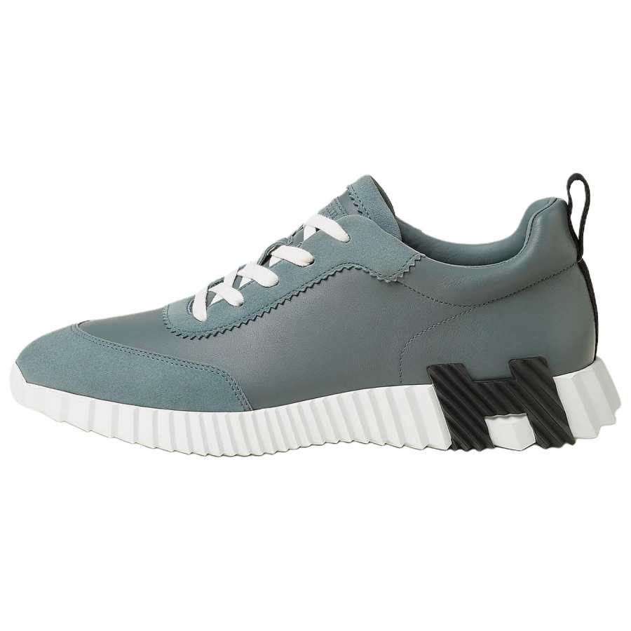 HERMES HERMES Bouncing Low top Casual Shoes Men's Blue