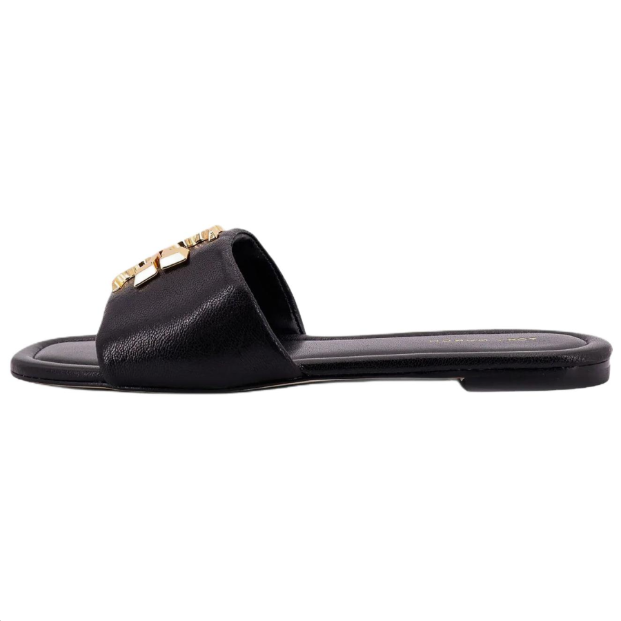 TORY BURCH Eleanor Slide Slippers Women's Black