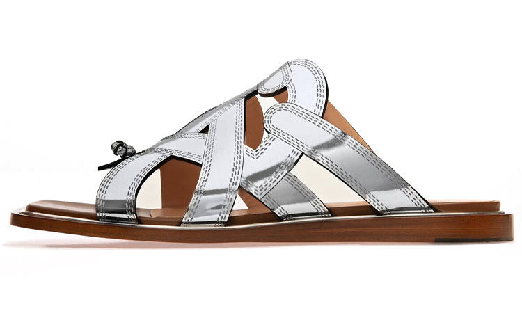 BALLY BALLY Antibacterial Stylish Sandal Women's Silver