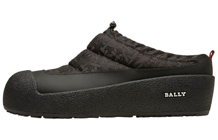 BALLY BALLY Rubber Sole Closed Toe Slippers Women's Black