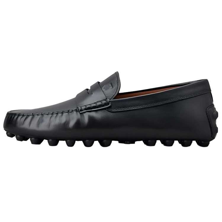 TOD'S Gommino Leather Gommino Loafers Men's Black