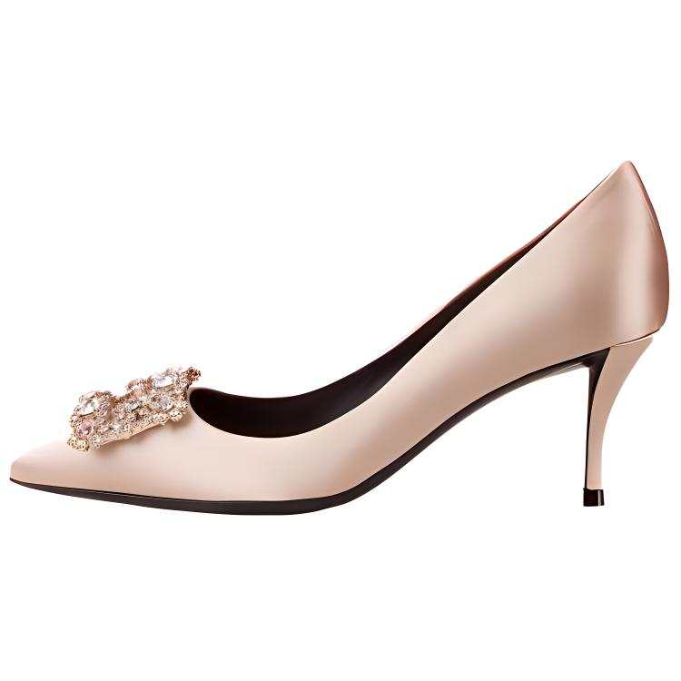 Roger Vivier Roger Vivier Efflorescence Embellished Pointed Toe Pumps