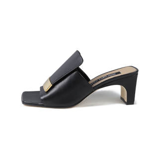 SERGIO ROSSI Sr1 Slide Slippers Women's Black