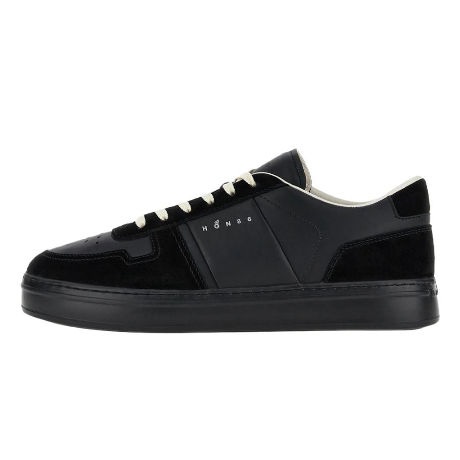 HOGAN H TV Logo Printed Panelled Sneakers