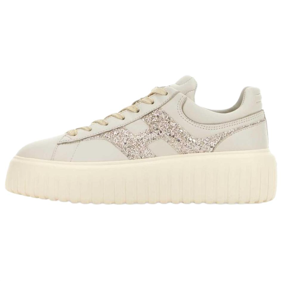 HOGAN Low top Casual Shoes Women's Ecru