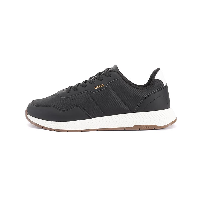 HUGO BOSS Ttnm Evo Low top Casual Shoes Men's Black White Tail