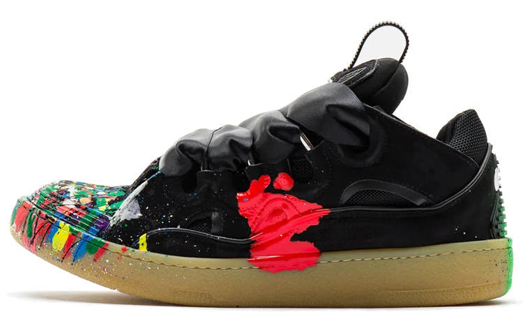 Lanvin Lanvin Leather Curb Gallery Dept. Black Multi Women's
