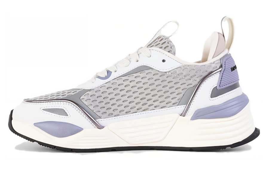 EMPORIO ARMANI Logo-plaque Low-top Sneakers