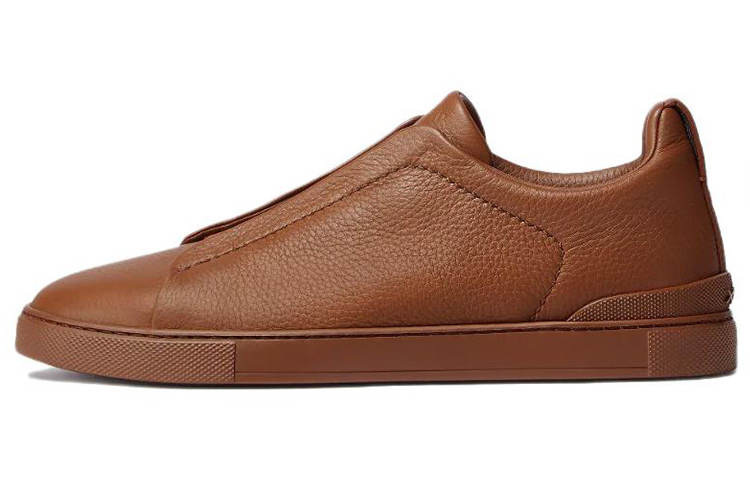 Ermenegildo Zegna Zegna Leather Slip-on Sneakers