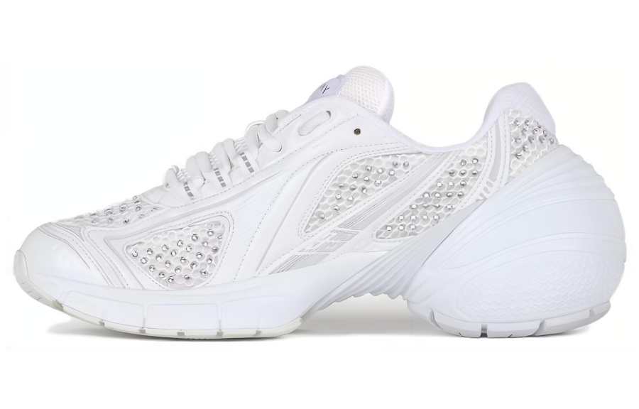 Givenchy Givenchy Mesh, Leather Minimalist Style Breathable Low top Casual Shoes Women's White