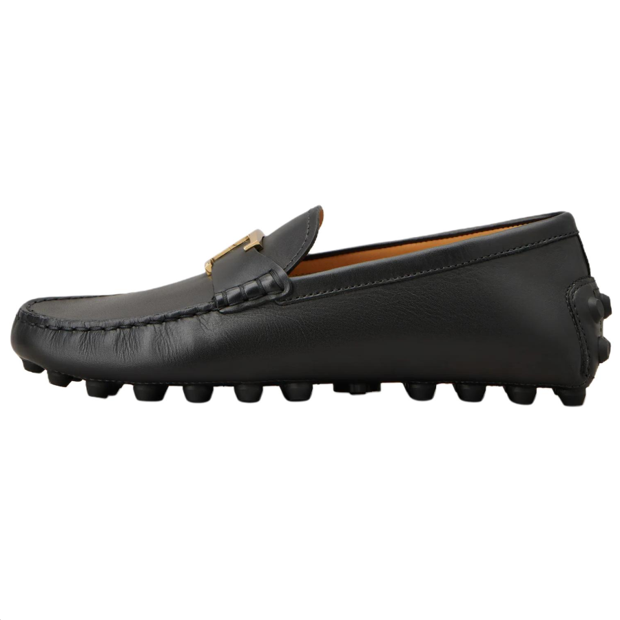 TOD'S Logo Plaque Slip On Loafers Women's