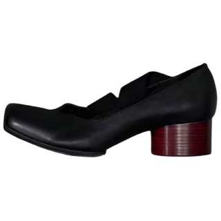 UMA WANG Cow Leather Chunky Heel High Heels 4cm Women's Black