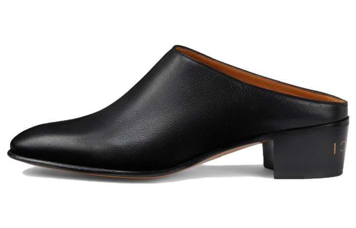 GUCCI GUCCI Closed Toe Slippers 4.5cm Men's Black