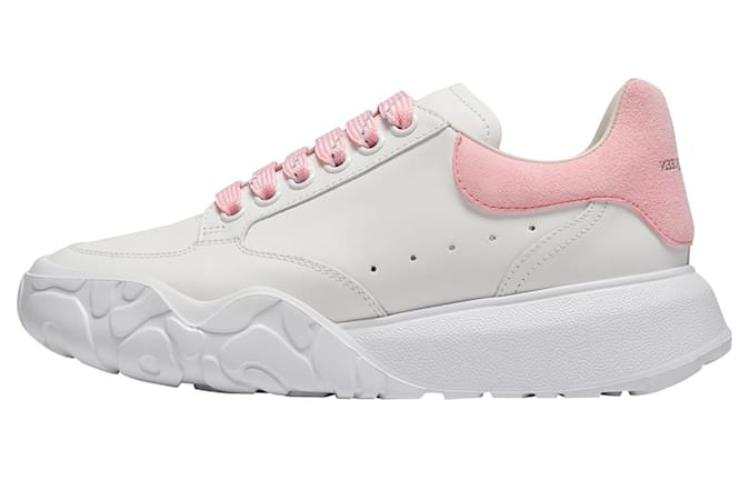 Alexander McQueen Oversized Court Trainer 'White Pink' Women's