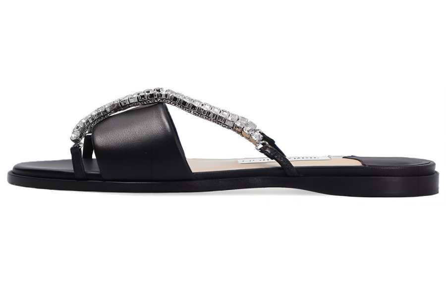 Jimmy Choo Slide Slippers Women's Black