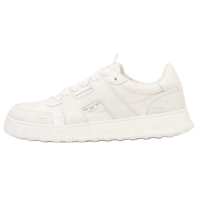 AMIPARIS Textile, Leather Low top Skateboard Shoes Women's White