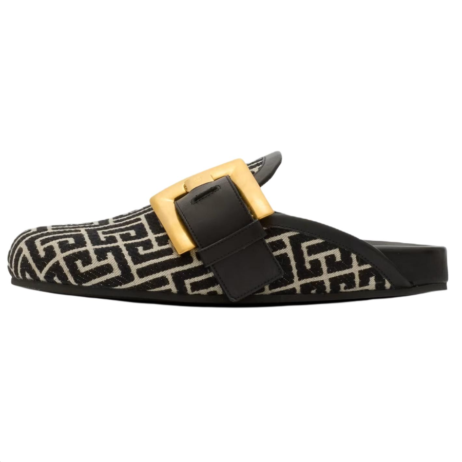 BALMAIN BALMAIN Closed Toe Slippers Men's Black