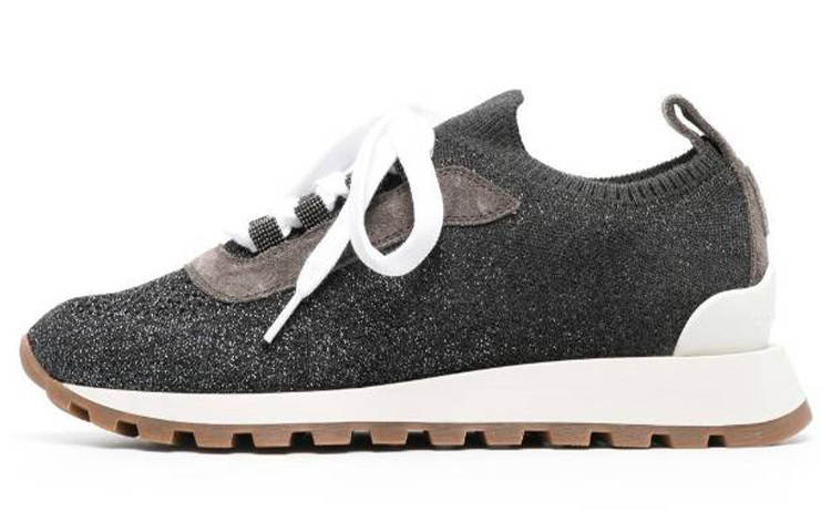 Brunello Cucinelli Low top Sports Casual Shoes Women's Gray