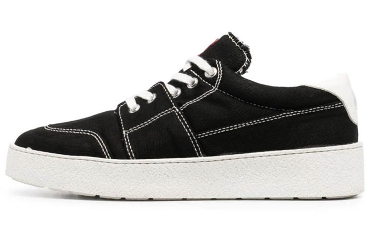 AMIPARIS Fabric Low top Skateboard Shoes Men's Black