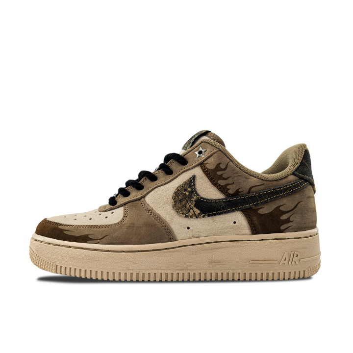 Nike Nike Air Force 1 Suede Low top Skateboard Shoes Men's Brown