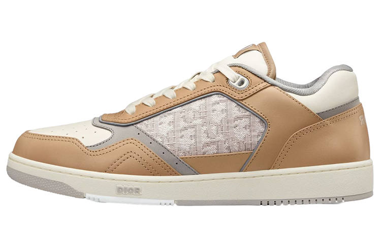 DIOR DIOR B27 Low Top Beige Cream Calfskin
