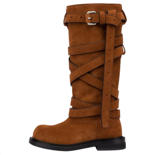 MOSCHINO Knee high Boots Women's Brown